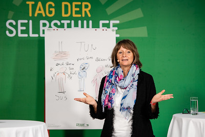 Marion Weiser bei einem Vortrag bei WIG, Magistrag Wien