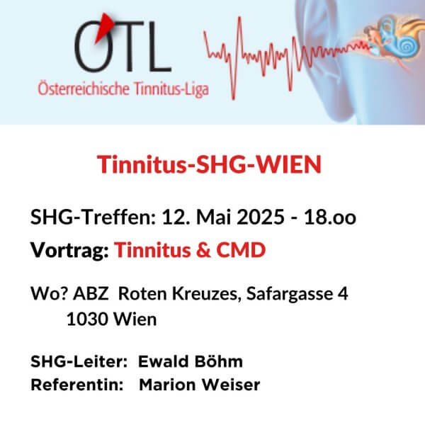 Vortrag | Tinnitus & CMD | SHG Tinnitus Wien | 12.05.2025