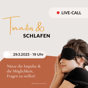 Tinnitus und Schlafen
